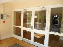 Entrance Lobby showing Fire Alarm Panel on the left